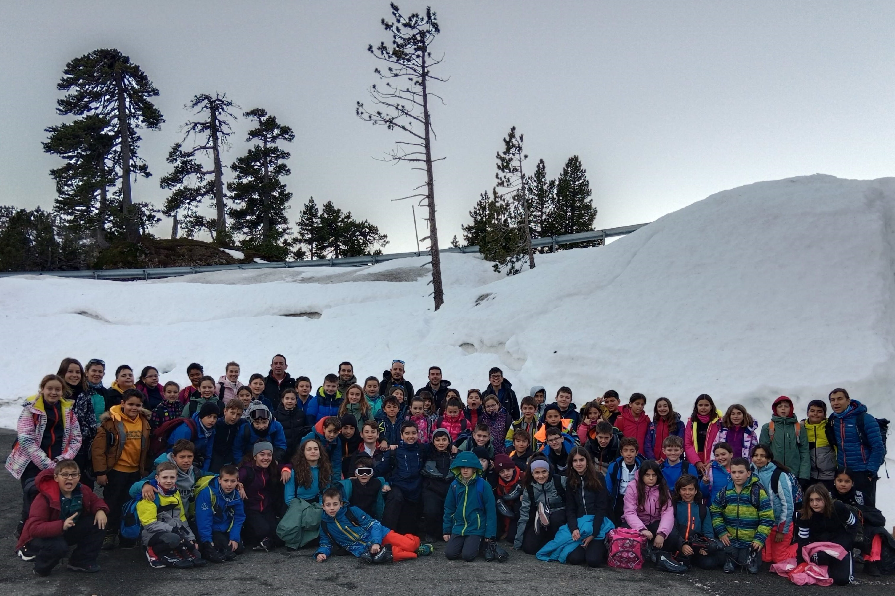 Las escuelas rurales de Tierra Estella en la Semana de Esquí de fondo